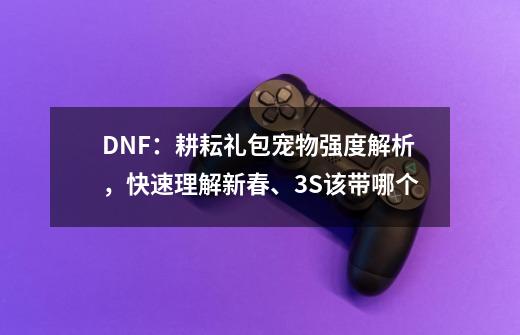 DNF：耕耘礼包宠物强度解析，快速理解新春、3S该带哪个-第1张-游戏-拼搏