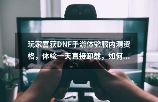 玩家喜获DNF手游体验服内测资格，体验一天直接卸载，如何评价？,dnf体验服有什么好处与坏处-第1张-游戏-拼搏