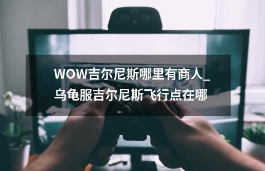 WOW吉尔尼斯哪里有商人_乌龟服吉尔尼斯飞行点在哪-第1张-游戏-拼搏