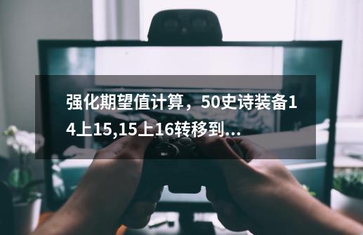 强化期望值计算，50史诗装备14上15,15上16转移到紫装更节省材料-第1张-游戏-拼搏