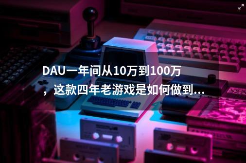 DAU一年间从10万到100万，这款四年老游戏是如何做到？-第1张-游戏-拼搏