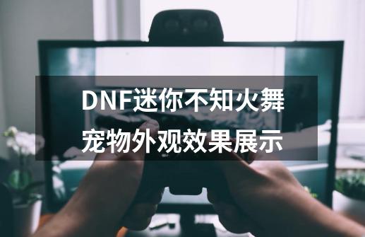 DNF迷你不知火舞宠物外观效果展示-第1张-游戏-拼搏