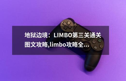 地狱边境：LIMBO第三关通关图文攻略,limbo攻略全部-第1张-游戏-拼搏