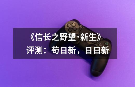 《信长之野望･新生》评测：苟日新，日日新-第1张-游戏-拼搏