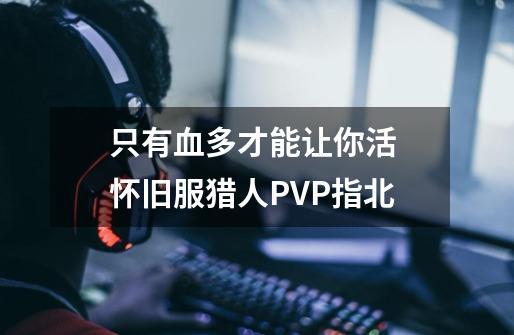 只有血多才能让你活 怀旧服猎人PVP指北-第1张-游戏-拼搏