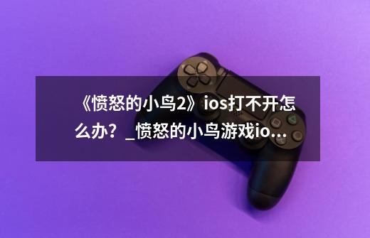 《愤怒的小鸟2》ios打不开怎么办？_愤怒的小鸟游戏ios-第1张-游戏-拼搏